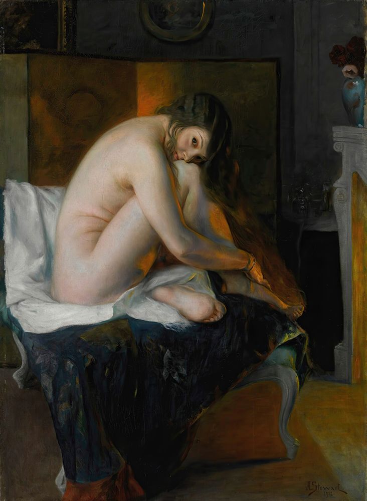 Before The Fire 1912 art print by Julius LeBlanc Stewart for $57.95 CAD