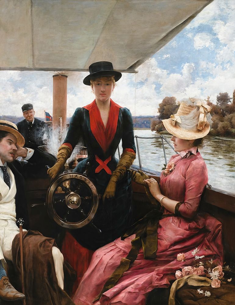 Full Speed 1886 art print by Julius LeBlanc Stewart for $57.95 CAD