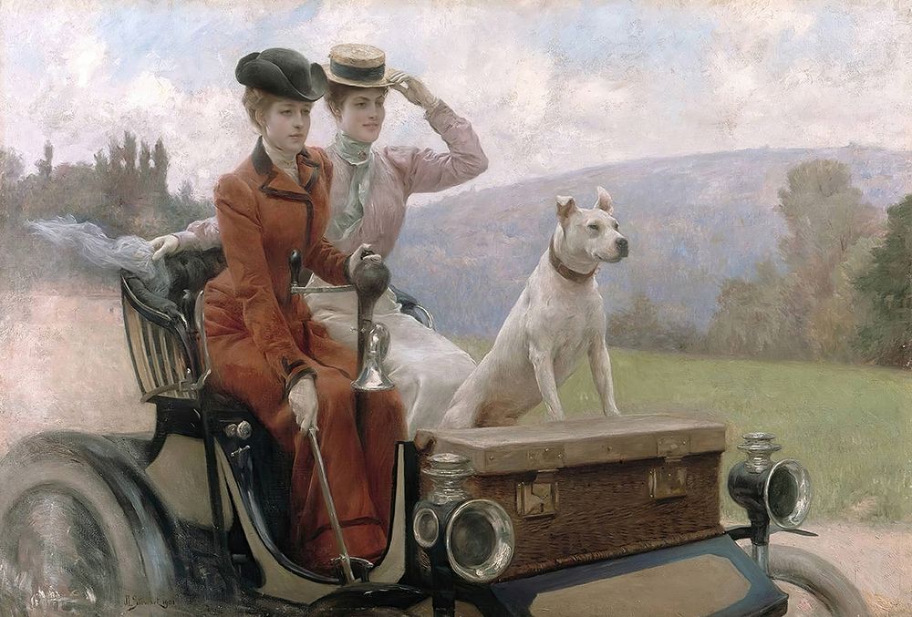 Les Dames Goldsmith 1901 art print by Julius LeBlanc Stewart for $57.95 CAD