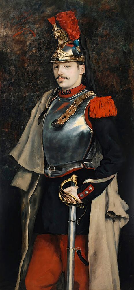 Portrait Of A Man, Presumed To Be Mr. Filleul-Brohy 1876 art print by Julius LeBlanc Stewart for $57.95 CAD