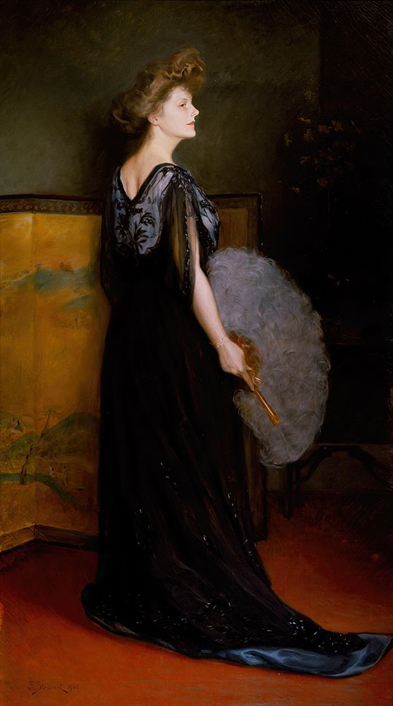 Portrait of Mrs. Francis Stanton Blake 1908 art print by Julius LeBlanc Stewart for $57.95 CAD