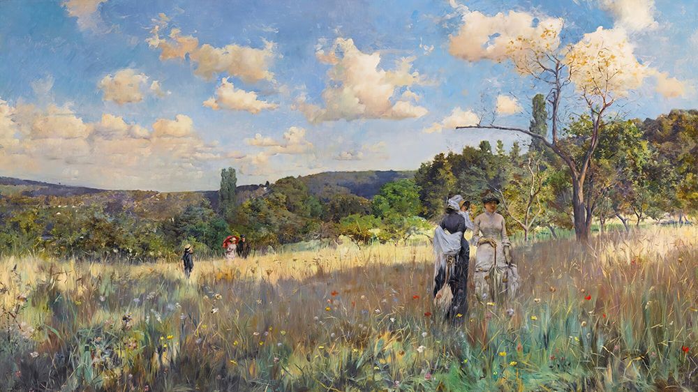 Summer 1880 art print by Julius LeBlanc Stewart for $57.95 CAD