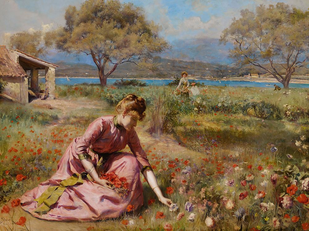 The First Spring 1890 art print by Julius LeBlanc Stewart for $57.95 CAD