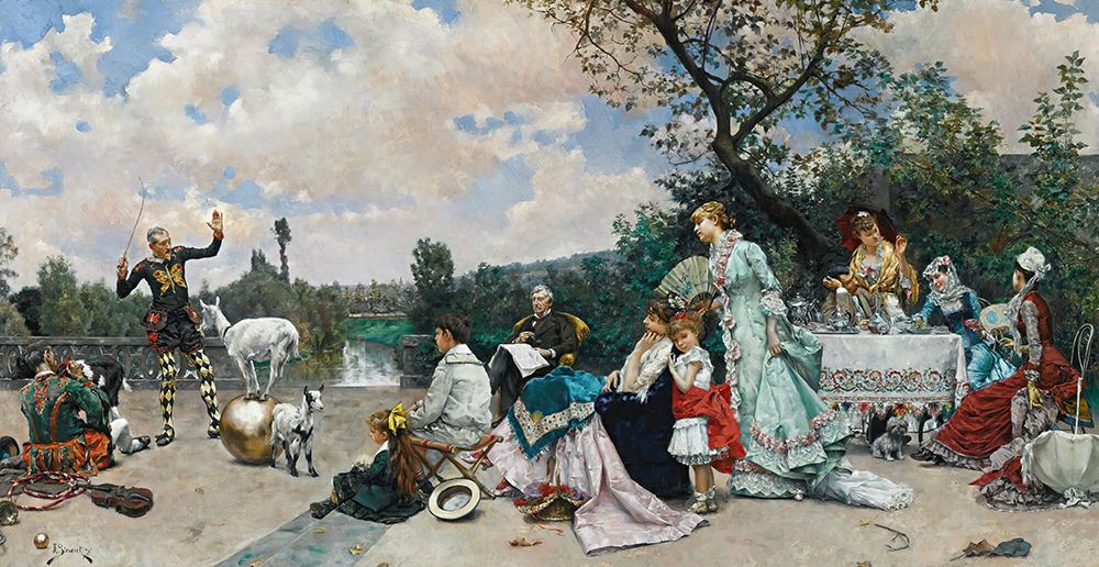 The Mountebank 1878 art print by Julius LeBlanc Stewart for $57.95 CAD