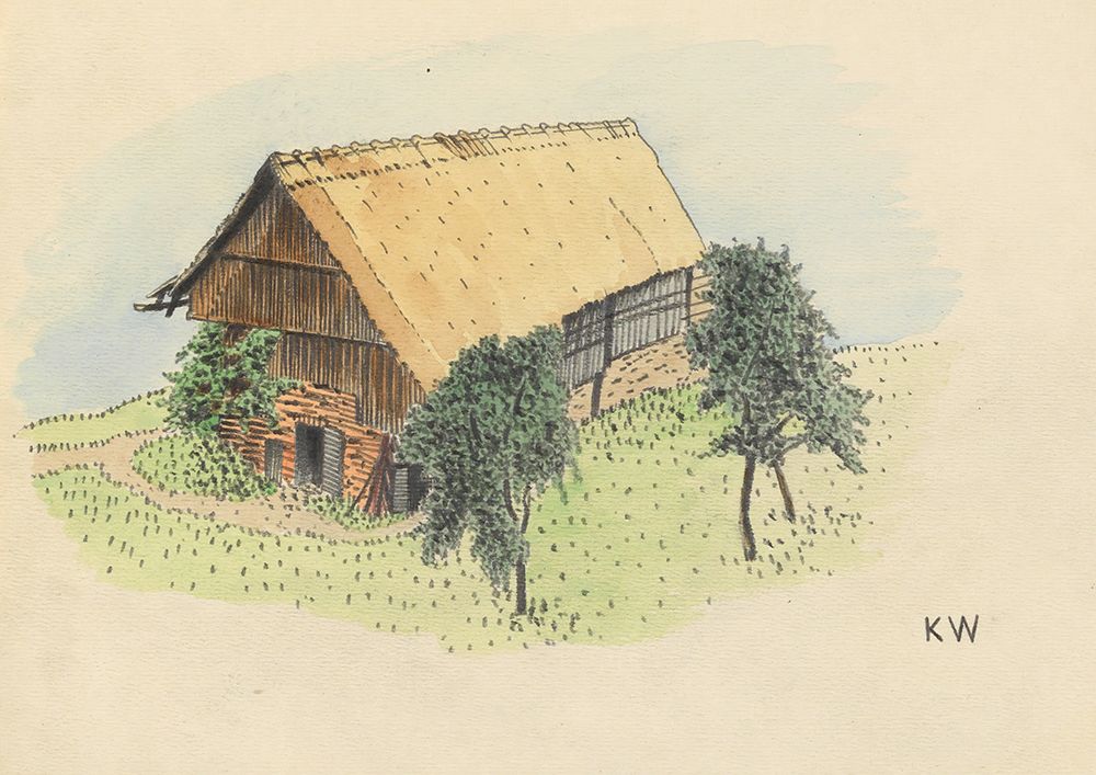 Bauernhaus 1924 II art print by Karl Wiener for $57.95 CAD