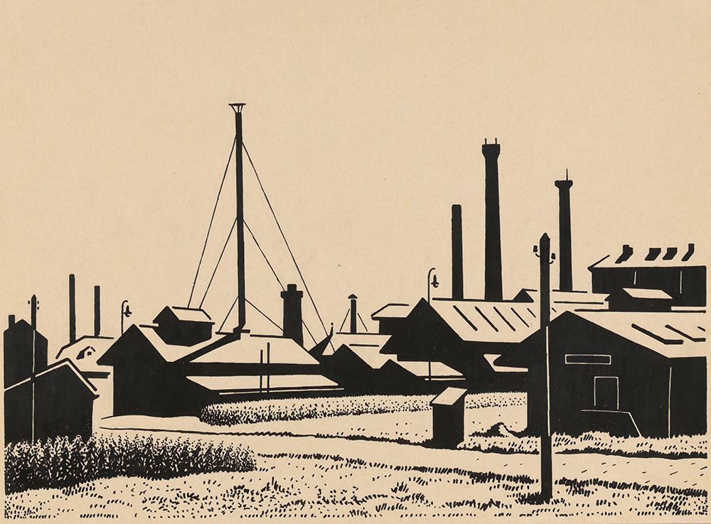 Fabriksanlagen 1925 art print by Karl Wiener for $57.95 CAD