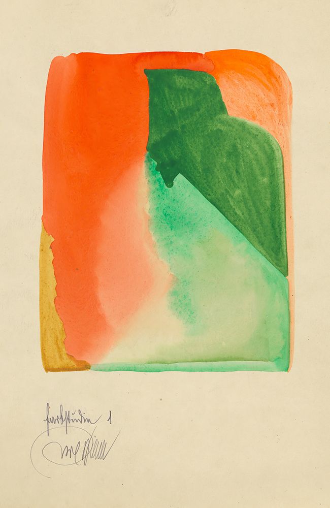 Farbstudien 10 Blatter I 1923 art print by Karl Wiener for $57.95 CAD