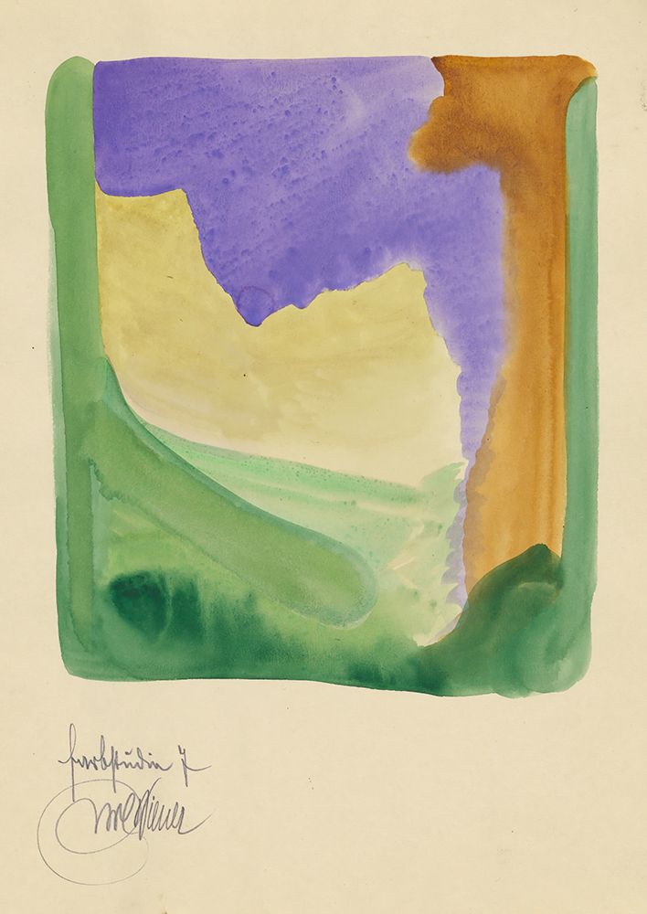 Farbstudien 10 Blatter VII 1923 art print by Karl Wiener for $57.95 CAD