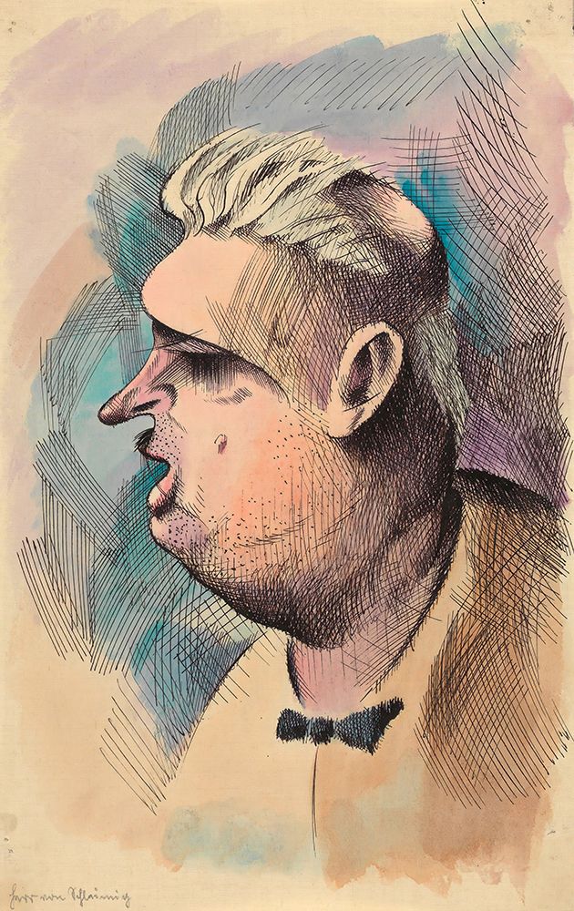 Herr von Schleimig 1926 art print by Karl Wiener for $57.95 CAD