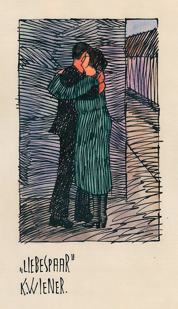 Liebespaar 1923 art print by Karl Wiener for $57.95 CAD