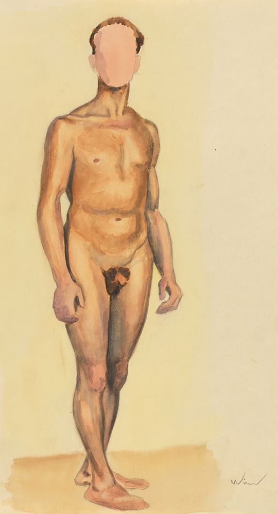 Mannlicher Akt VI 1925 art print by Karl Wiener for $57.95 CAD
