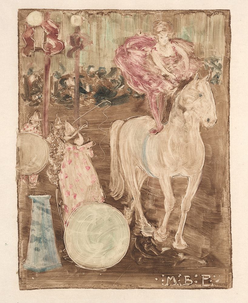 Bareback Rider 1895 art print by Maurice Prendergast for $57.95 CAD