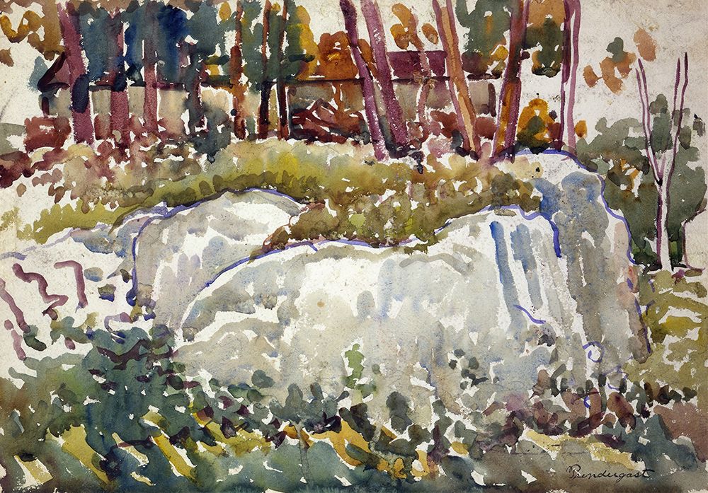 Rocks, Maine 1913 art print by Maurice Prendergast for $57.95 CAD