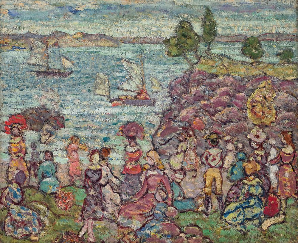 The Boat Race 1918 art print by Maurice Prendergast for $57.95 CAD
