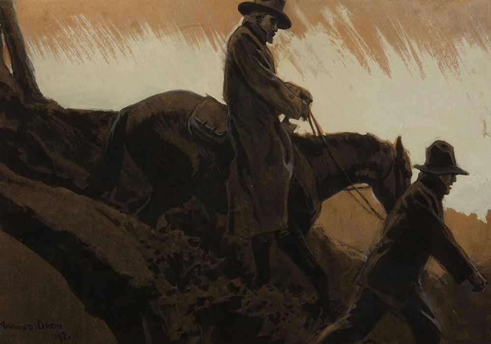 Homeward Bound, Sandhill Camp 1892 art print by Maynard Dixon for $57.95 CAD