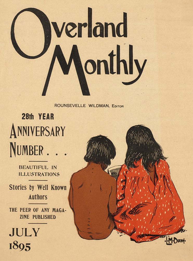 Overland Monthly, 28th Year Anniversary Number July 1895 art print by Maynard Dixon for $57.95 CAD