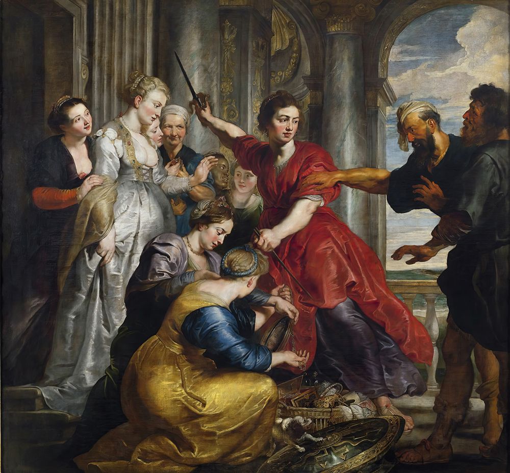 Achilles Discovered by Ulysses and Diomedes art print by Peter Paul Rubens for $57.95 CAD
