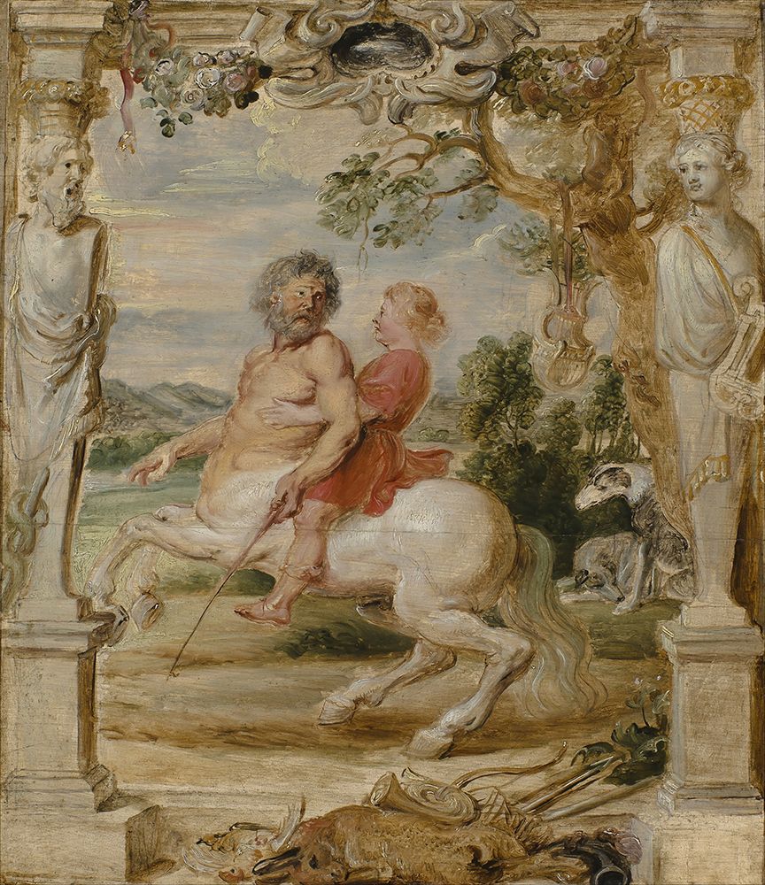Achilles Educated by the Centaur Chiron 1630 art print by Peter Paul Rubens for $57.95 CAD