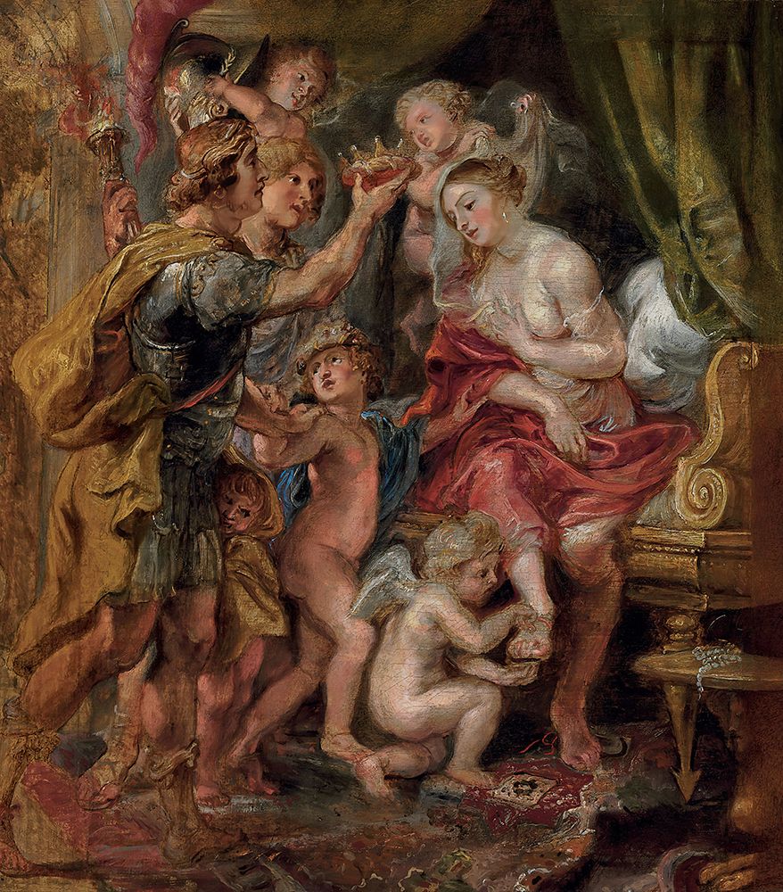 Alexander and Roxana art print by Peter Paul Rubens for $57.95 CAD