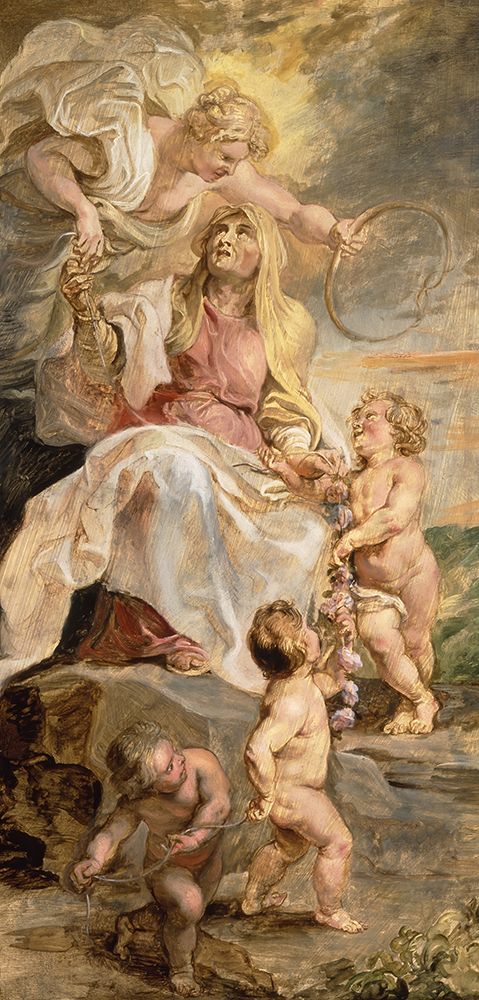 Allegory of Eternity, the Succession of the Popes 1622 art print by Peter Paul Rubens for $57.95 CAD
