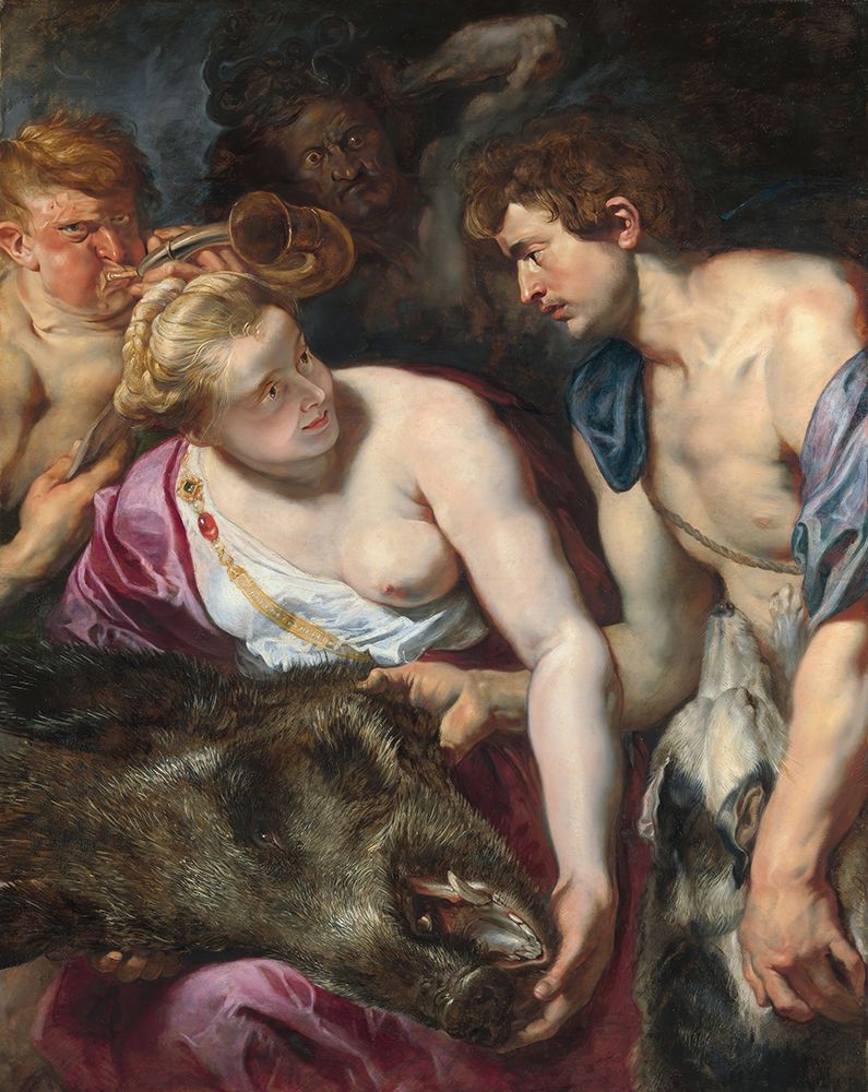 Atalanta and Meleager 1616 art print by Peter Paul Rubens for $57.95 CAD