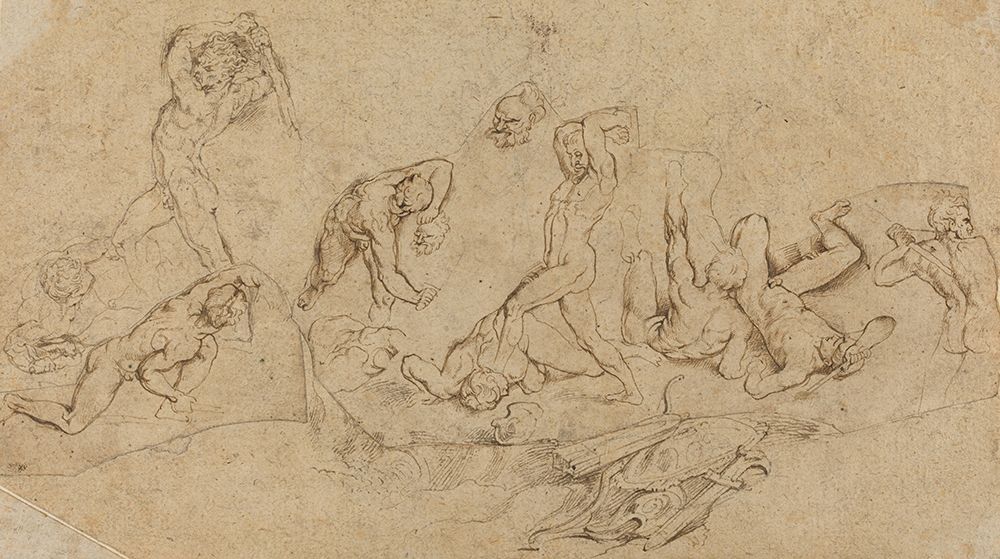 Battle of Nude Men art print by Peter Paul Rubens for $57.95 CAD