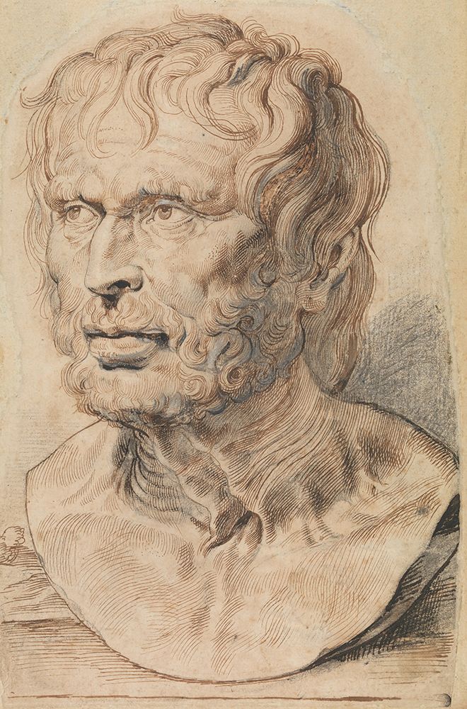 Bust of Pseudo-Seneca art print by Peter Paul Rubens for $57.95 CAD
