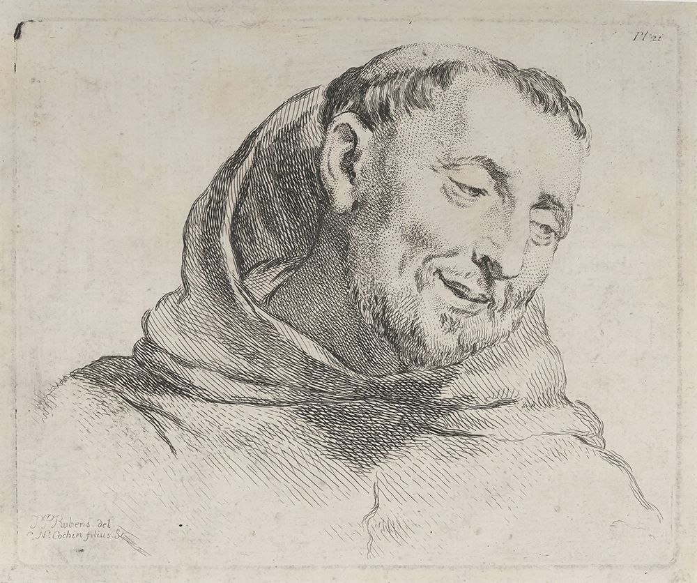 Capuchin Monk art print by Peter Paul Rubens for $57.95 CAD