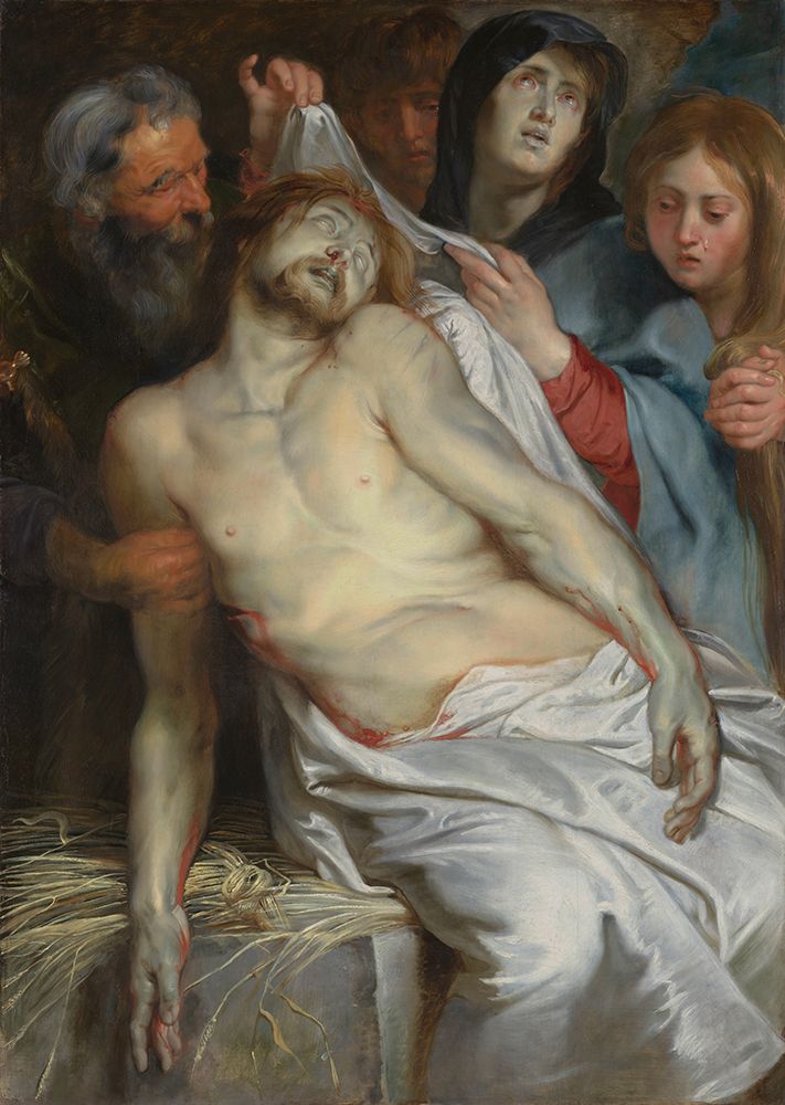 Christ on the Straw 1618 art print by Peter Paul Rubens for $57.95 CAD