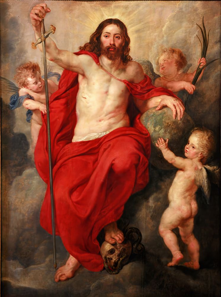 Christ triumphing over Death and Sin 1615 art print by Peter Paul Rubens for $57.95 CAD