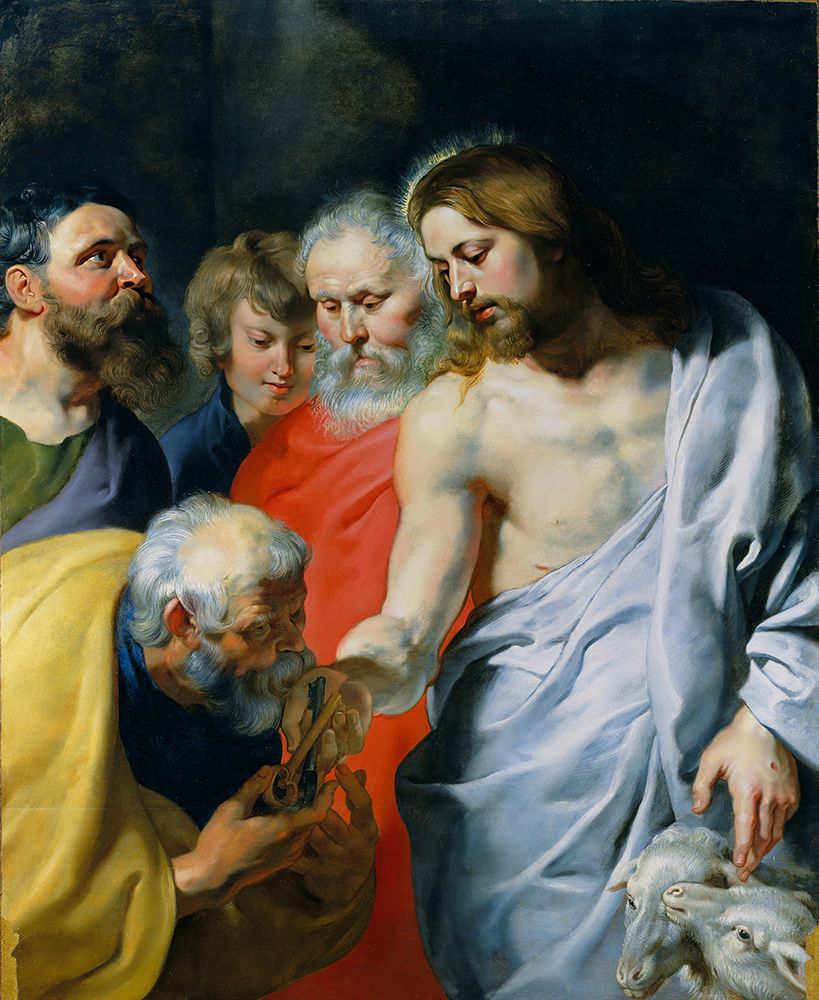 Christs Charge to Peter 1616 art print by Peter Paul Rubens for $57.95 CAD