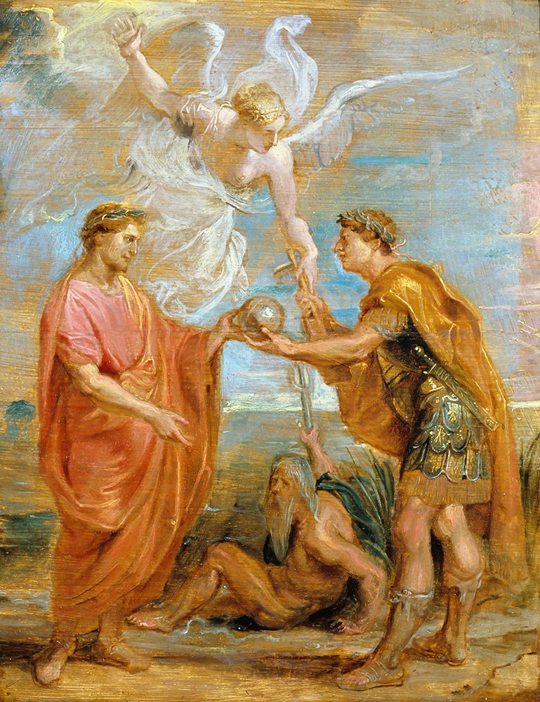 Constantius Appoints Constantine As His Successor 1622 art print by Peter Paul Rubens for $57.95 CAD