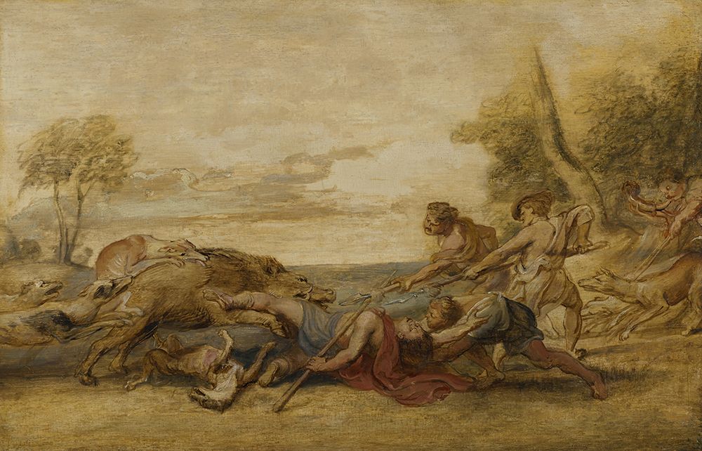 Death of Adonis 1639 art print by Peter Paul Rubens for $57.95 CAD