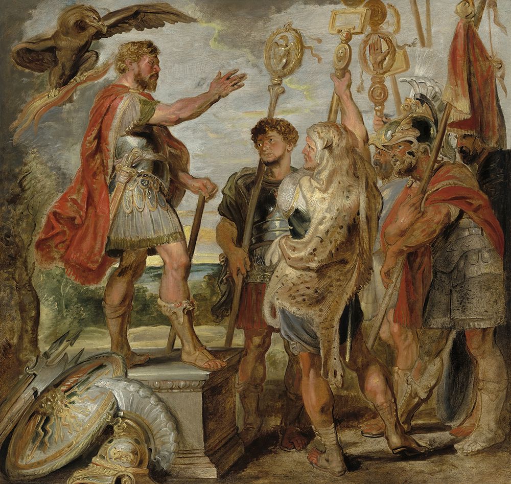 Decius Mus Addressing the Legions 1616 art print by Peter Paul Rubens for $57.95 CAD