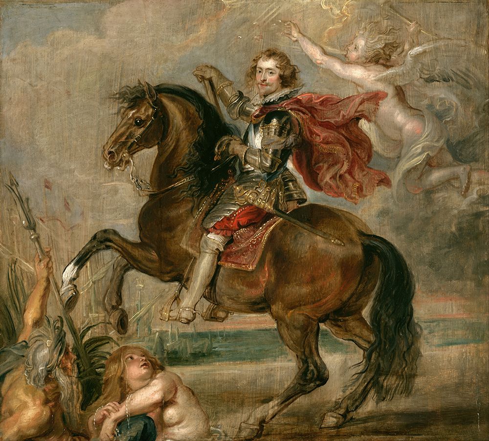 Equestrian Portrait of the Duke of Buckingham 1625 art print by Peter Paul Rubens for $57.95 CAD
