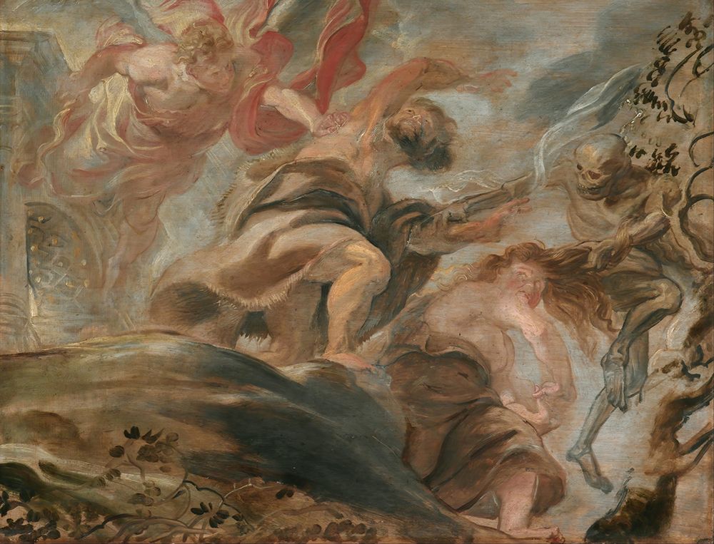 Expulsion from the Garden of Eden 1620 art print by Peter Paul Rubens for $57.95 CAD