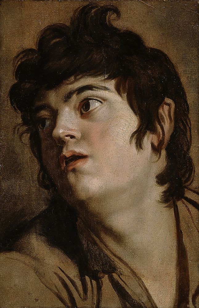 Head of a Young Man 1601 art print by Peter Paul Rubens for $57.95 CAD