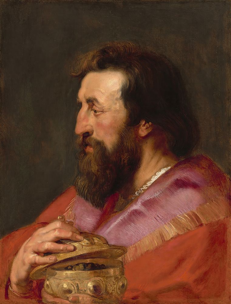 Head of One of the Three Kings Melchior, The Assyrian King 1618 art print by Peter Paul Rubens for $57.95 CAD