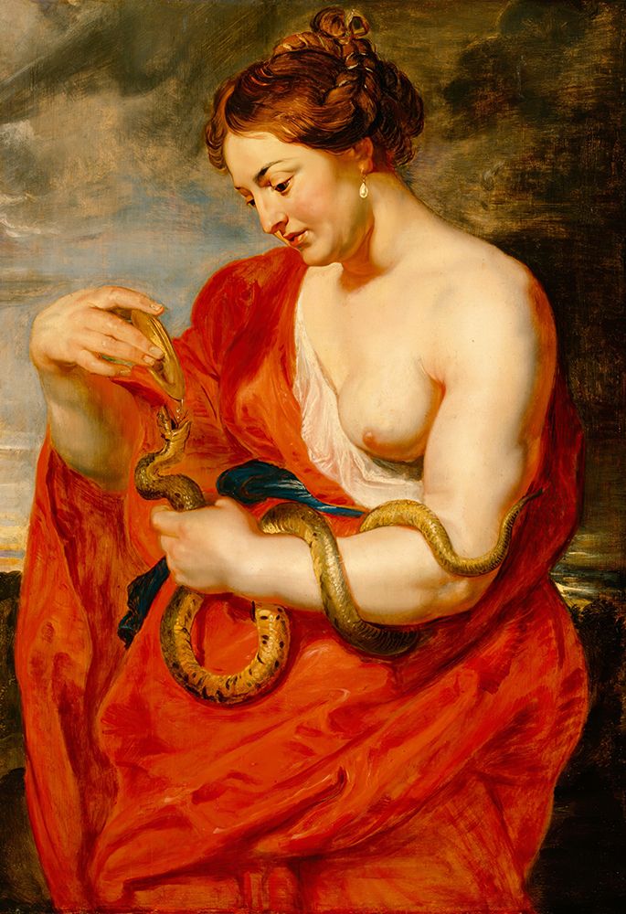 Hygeia, Goddess of Health 1615 art print by Peter Paul Rubens for $57.95 CAD