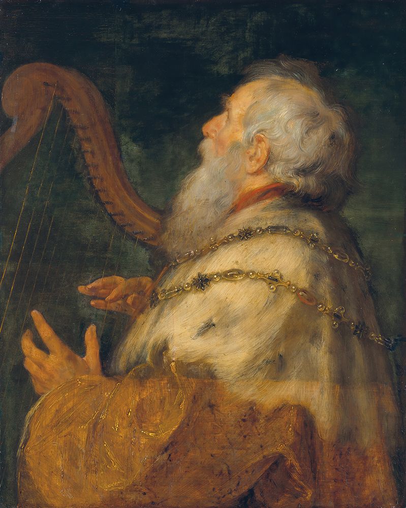 King David Playing the Harp 1616 art print by Peter Paul Rubens for $57.95 CAD