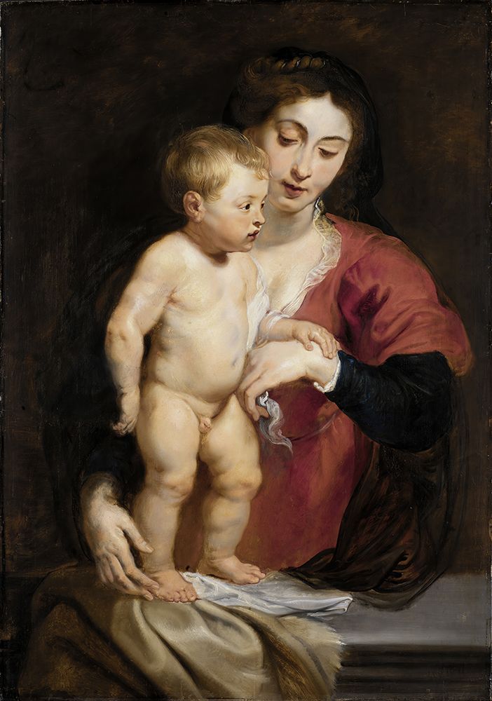 Madonna and Child 1615 art print by Peter Paul Rubens for $57.95 CAD