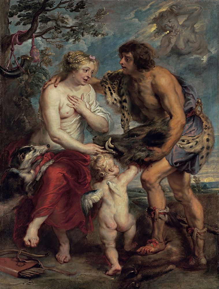 Meleager and Atalante 1635 art print by Peter Paul Rubens for $57.95 CAD