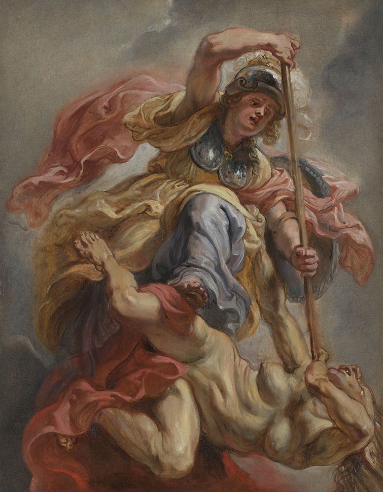Minerva Overcoming Ignorance 1632 art print by Peter Paul Rubens for $57.95 CAD
