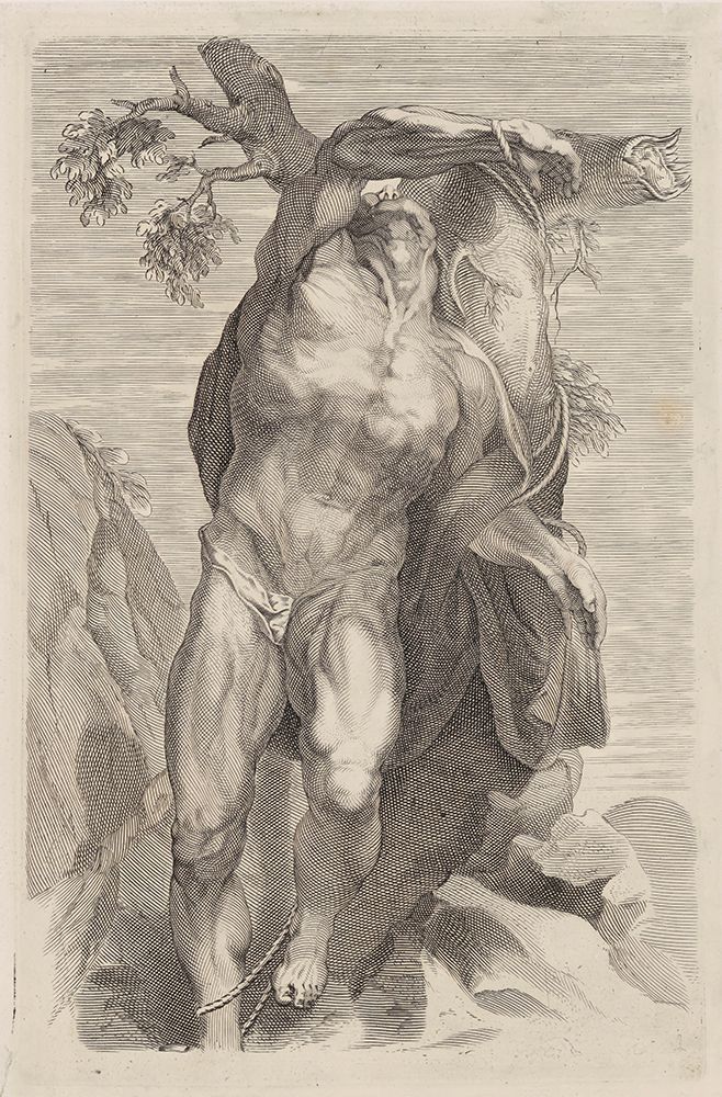 Naked Man Tied Up art print by Peter Paul Rubens for $57.95 CAD