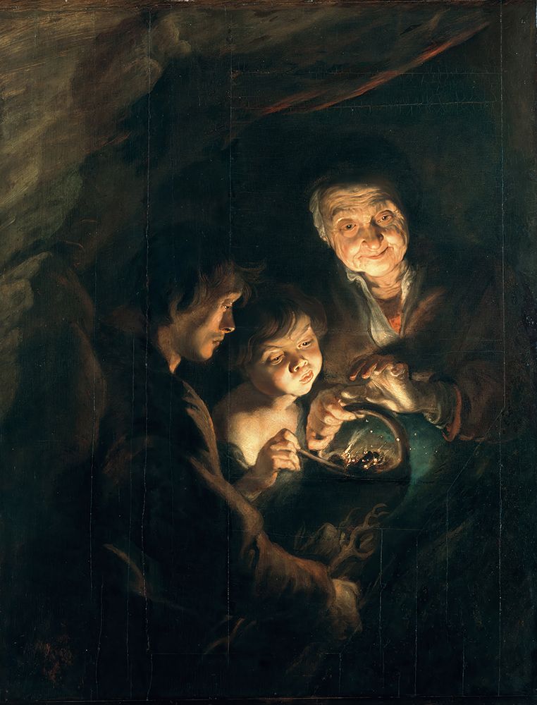 Old Woman with a Basket of Coal art print by Peter Paul Rubens for $57.95 CAD