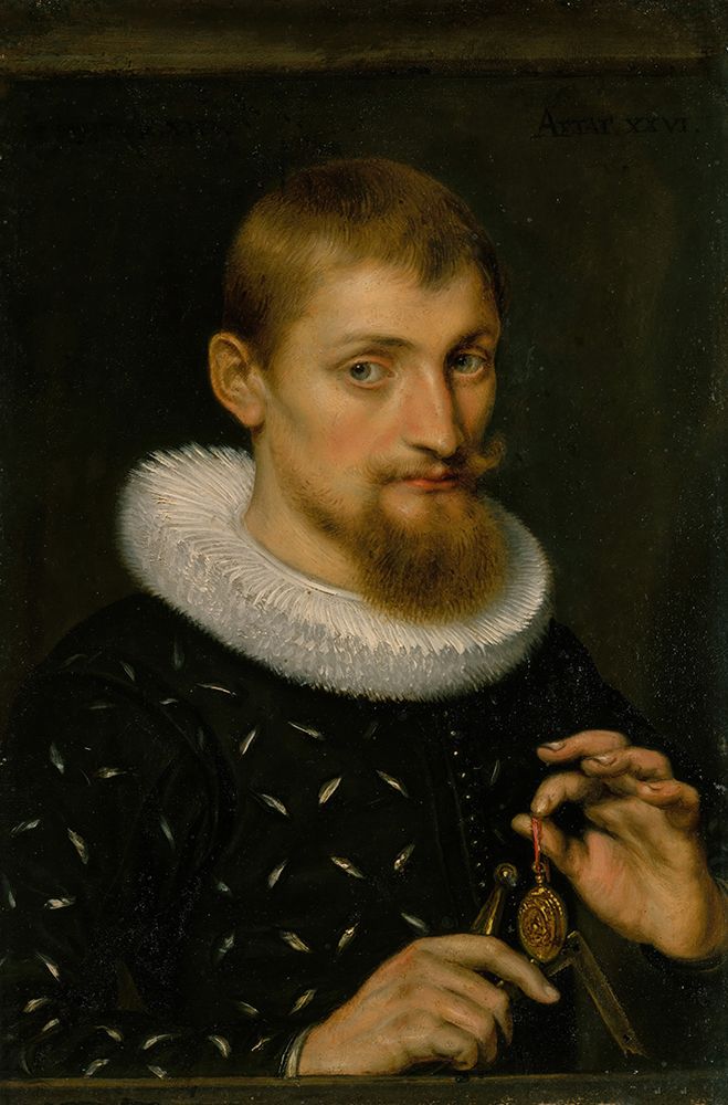 Portrait of a Man, Possibly an Architect or Geographer 1597 art print by Peter Paul Rubens for $57.95 CAD