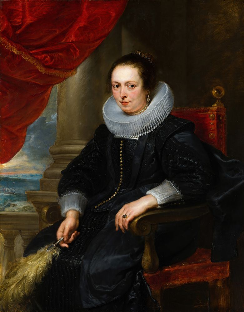 Portrait of a Woman possibly Clara Fourment 1630 art print by Peter Paul Rubens for $57.95 CAD