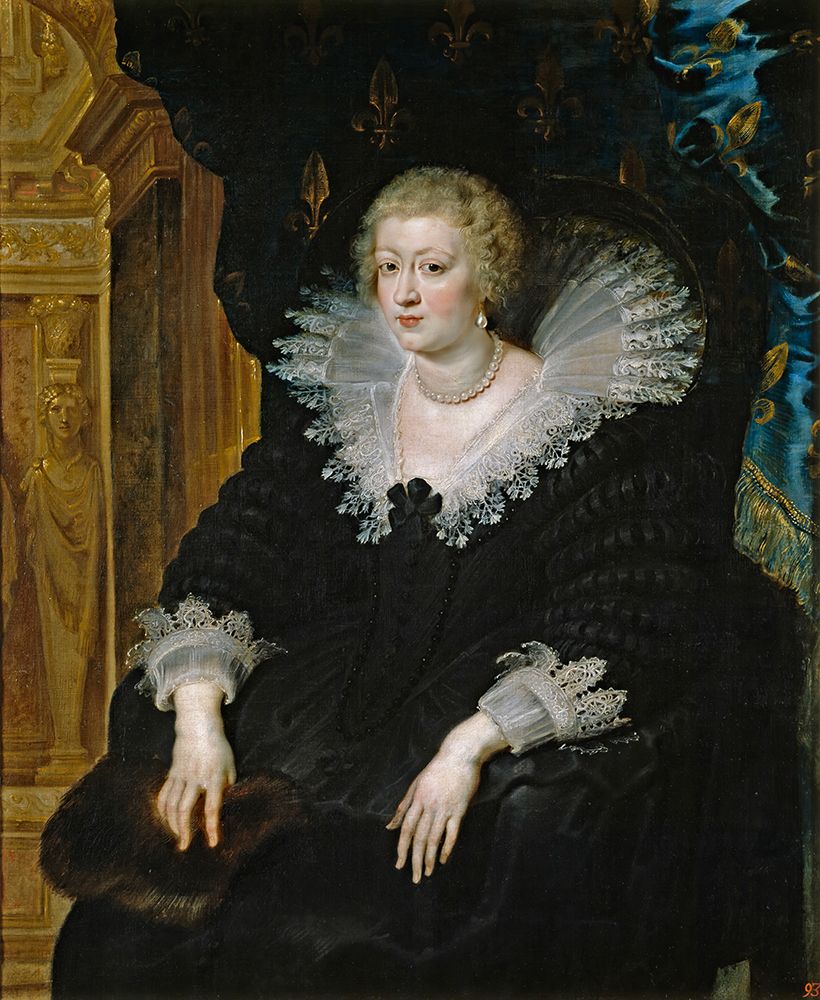 Portrait of Anne of Austria 1622 art print by Peter Paul Rubens for $57.95 CAD
