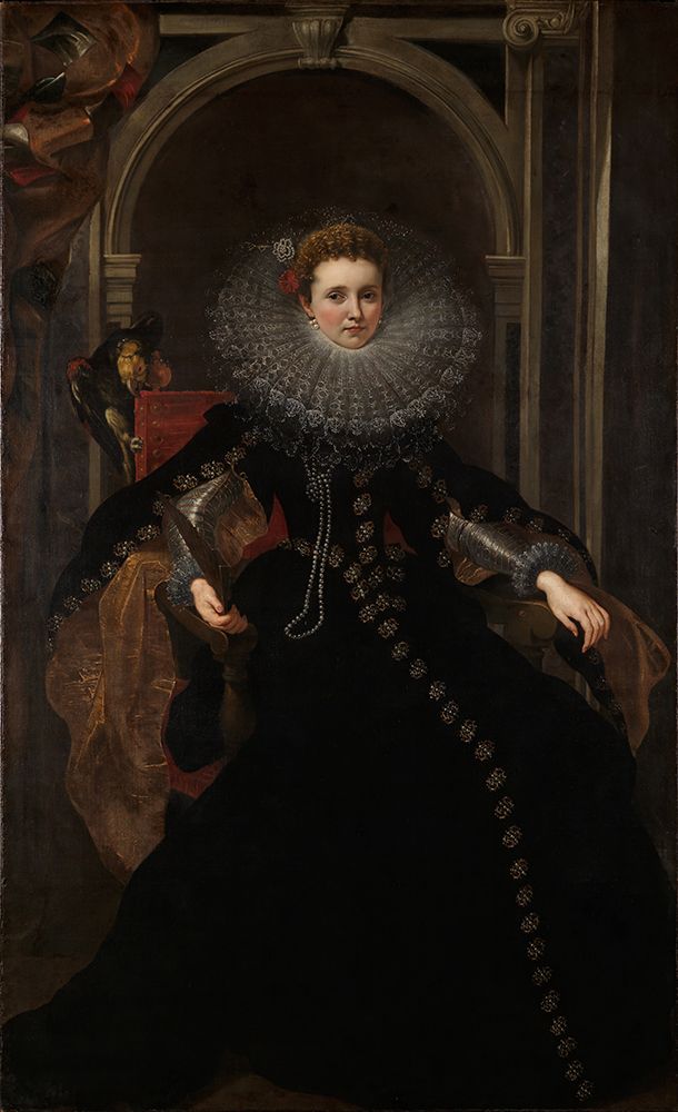 Portrait of Veronica Spinola Serra 1605 art print by Peter Paul Rubens for $57.95 CAD
