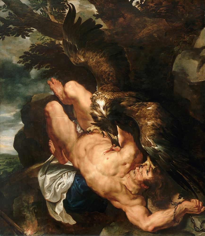 Prometheus Bound 1618 art print by Peter Paul Rubens for $57.95 CAD